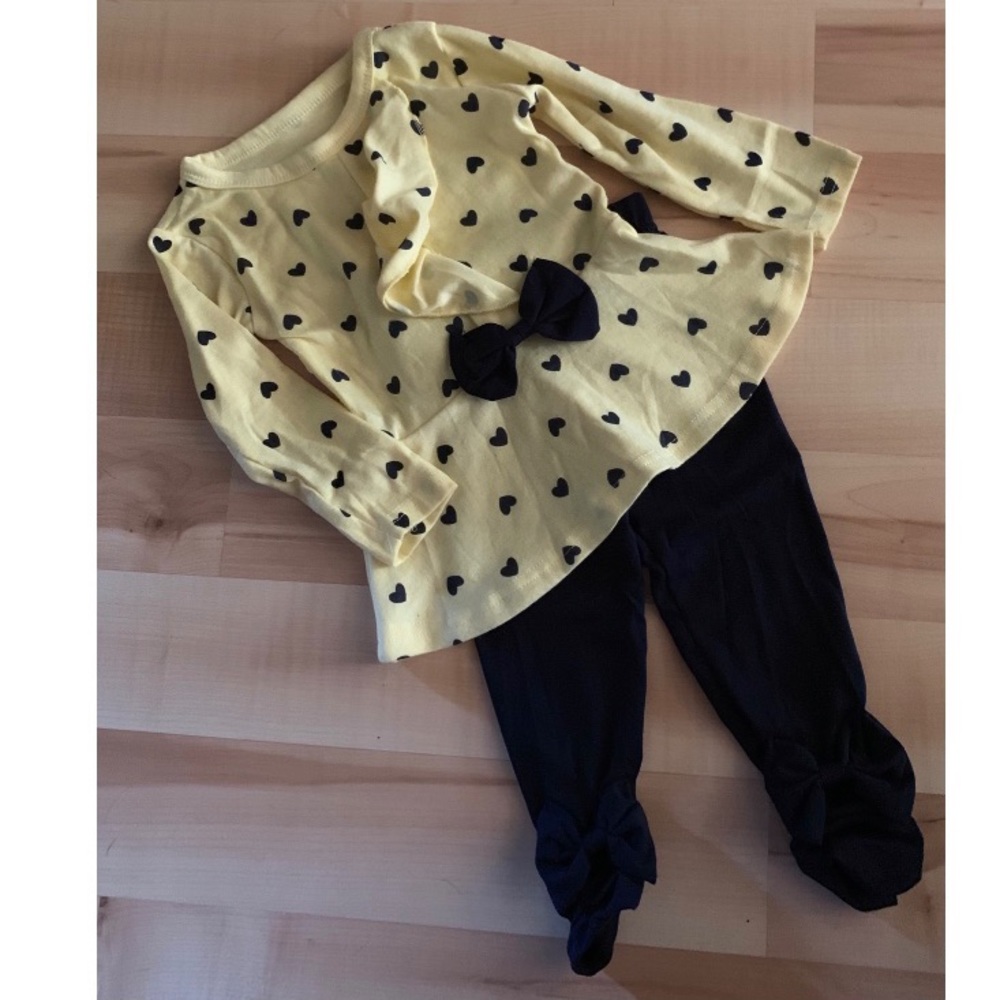 HEARTS AND BOW MATCHING OUTFIT - Picture 2 of 7
